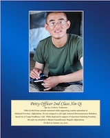 Age 25, Cordova, Tennessee
 
Petty Officer 2nd Class Qi died from wounds sustained while supporting combat operations in Helmand Province, Afghanistan. He was assigned to 4th Light Armored Reconnaissance Battalion, based out of Camp Pendleton, Calif. While deployed in support of Operation Enduring Freedom, his unit was attached to Marine Expeditionary Brigade-Afghanistan. He died on January 23, 2010.