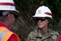 general talks to corps personnel in Puerto rico