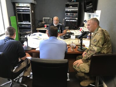 Col. Robert Clark at WSTX