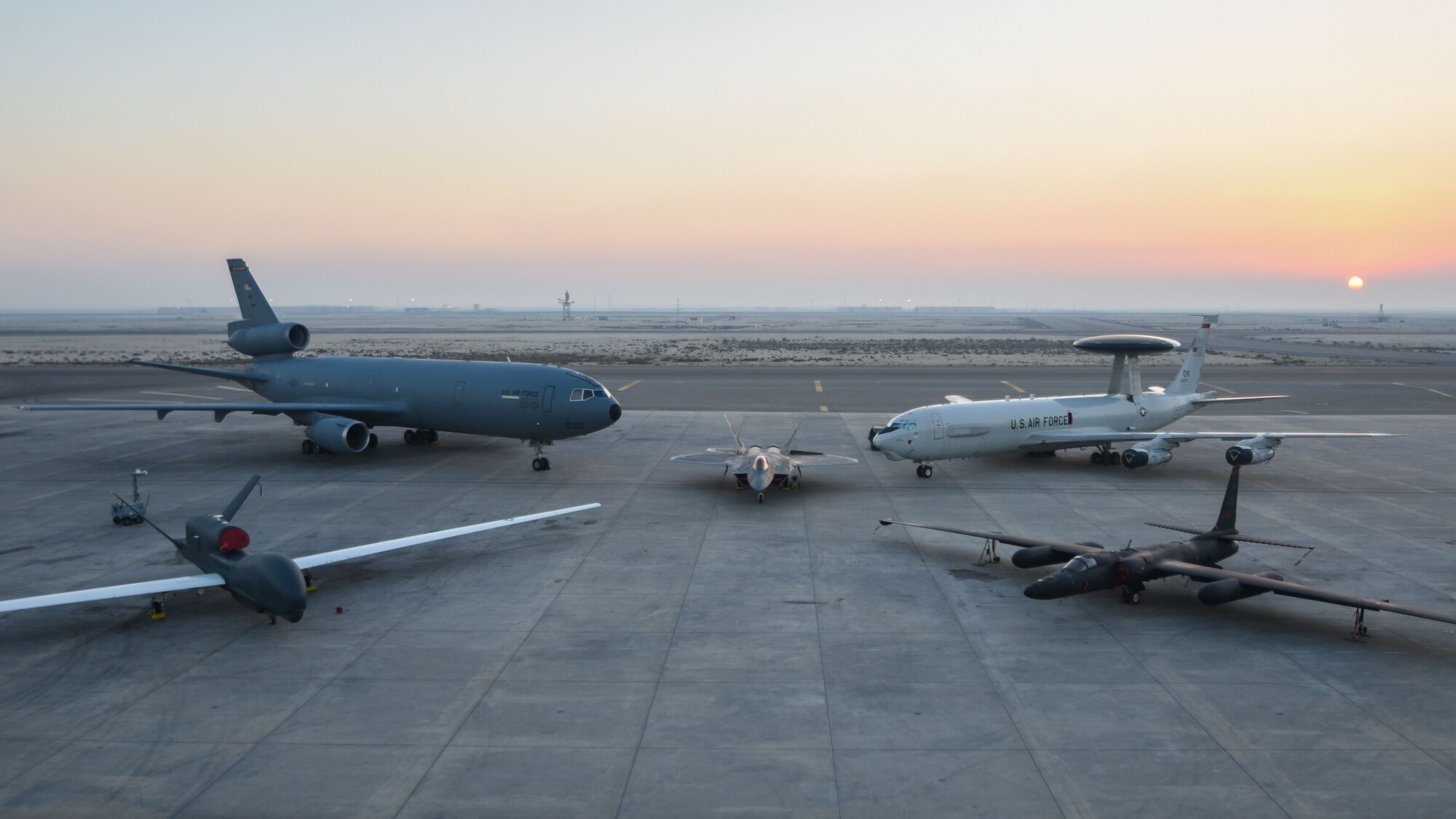 The 380th Air Expeditionary Wing in concert with coalition, joint, and interagency partners, delivers decisive air, space, and cyberspace capabilities as directed by USAFCENT in support of USCENTCOM, ally nations, and the United States of America. (U.S. Air National Guard Photo by Staff Sgt. Colton Elliott)