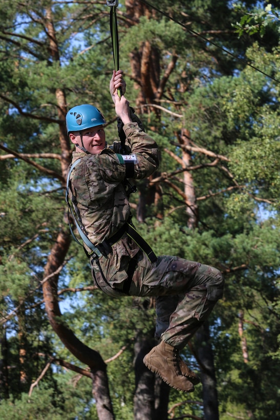 Soldier in a tree