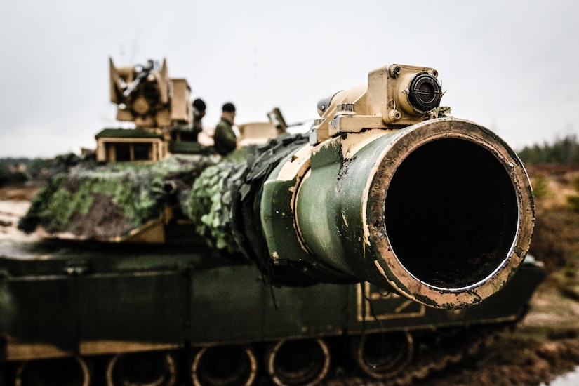 An M1A2 Abrams tank