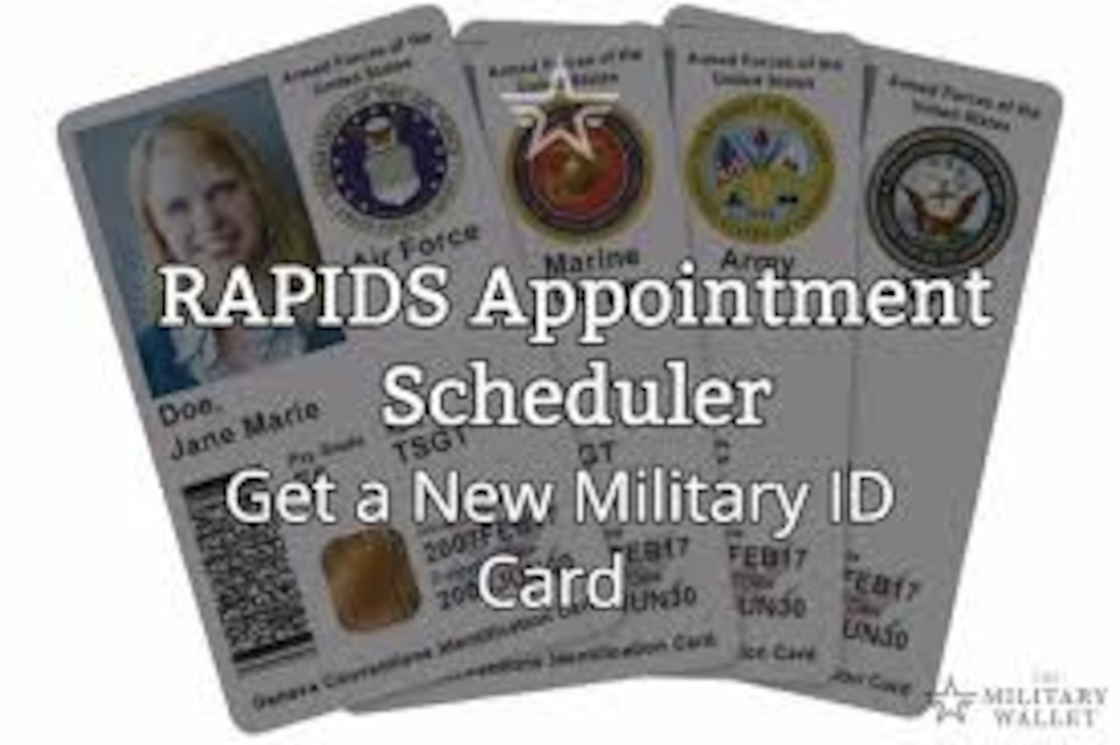 It can take from 30 to 60 days to get an appointment for a new military or dependent ID card or CAC.