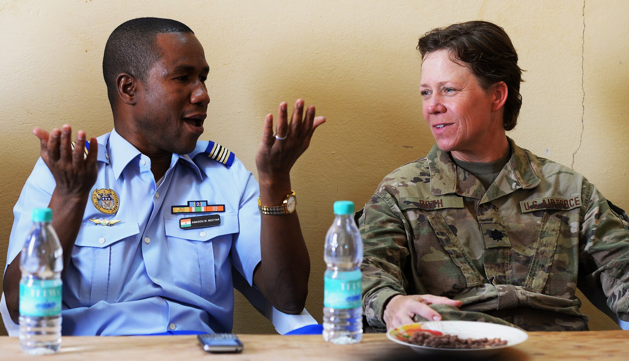 Joint luncheon at Nigerien Air Base 201, Niger