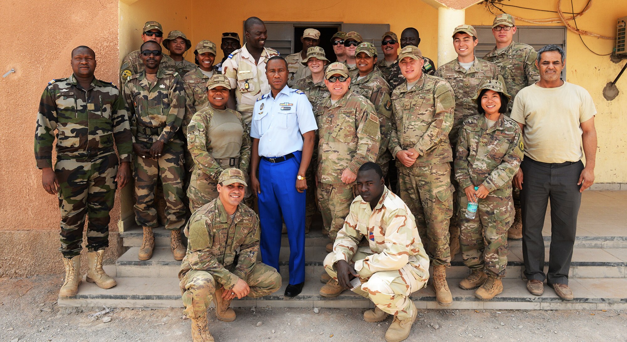 Joint luncheon at Nigerien Air Base 201, Niger