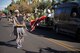 Participants walk through downtown Phoenix during the 2017 Fiesta Bowl Parade. Luke Airmen participated in the event which is part of Phoenix's Fiesta Bowl event the Fiesta Bowl game itself in which Luke Airmen will be honored.