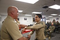The night before, the Marines tested their refined customs and courtesies during a Mess Night with Chief Petty Officer. Alfredo A. Medinalima , CBIRF’s Independent Duty Corpsman, as the event's guest of honor.The noncommissioned officers completed the 3 week course curriculum that included sword, guidon, and drill manual, land navigation, Marine Corps promotion system for sergeants and below and other small unit leader skills and traits. (Official USMC Photos by Cpl. Maverick Mejia/ Released)