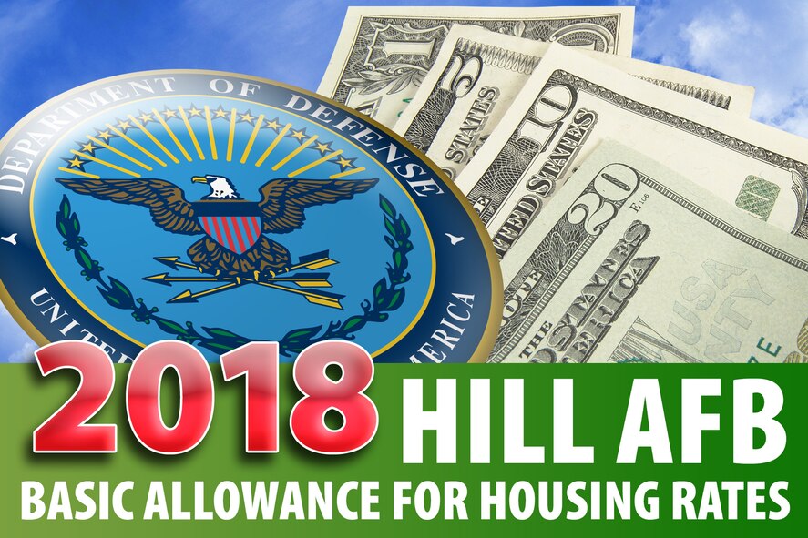 2018 Hill AFB BAH rates