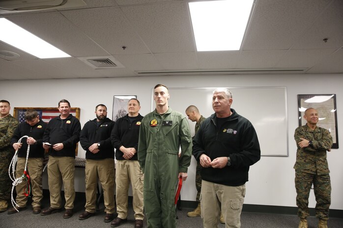 The course is a three-week program that provides approximately 145 hours of classroom , practical applications, and individual and team testing in chemical, biological, radiological, nuclear, and high-yield explosive disciplines that meet federal requirements.The course ensures that every member of the command is qualified to conduct basic search and rescue operations in a contaminated environment. After graduating the course, each Marine and Sailor will be qualified to enter a contaminated area, search the area, proved emergency first aid, and provide assistance to non-ambulatory patients.Regardless of their jobs, or military occupational specialty, every Marine with CBIRF is required to complete the course, making the unit uniquely qualified to respond with minimal warning to a chemical, biological, radiological, nuclear or high-yield explosive (CBRNE) threat. (Official USMC Photos Cpl. Maverick Mejia./ Released)