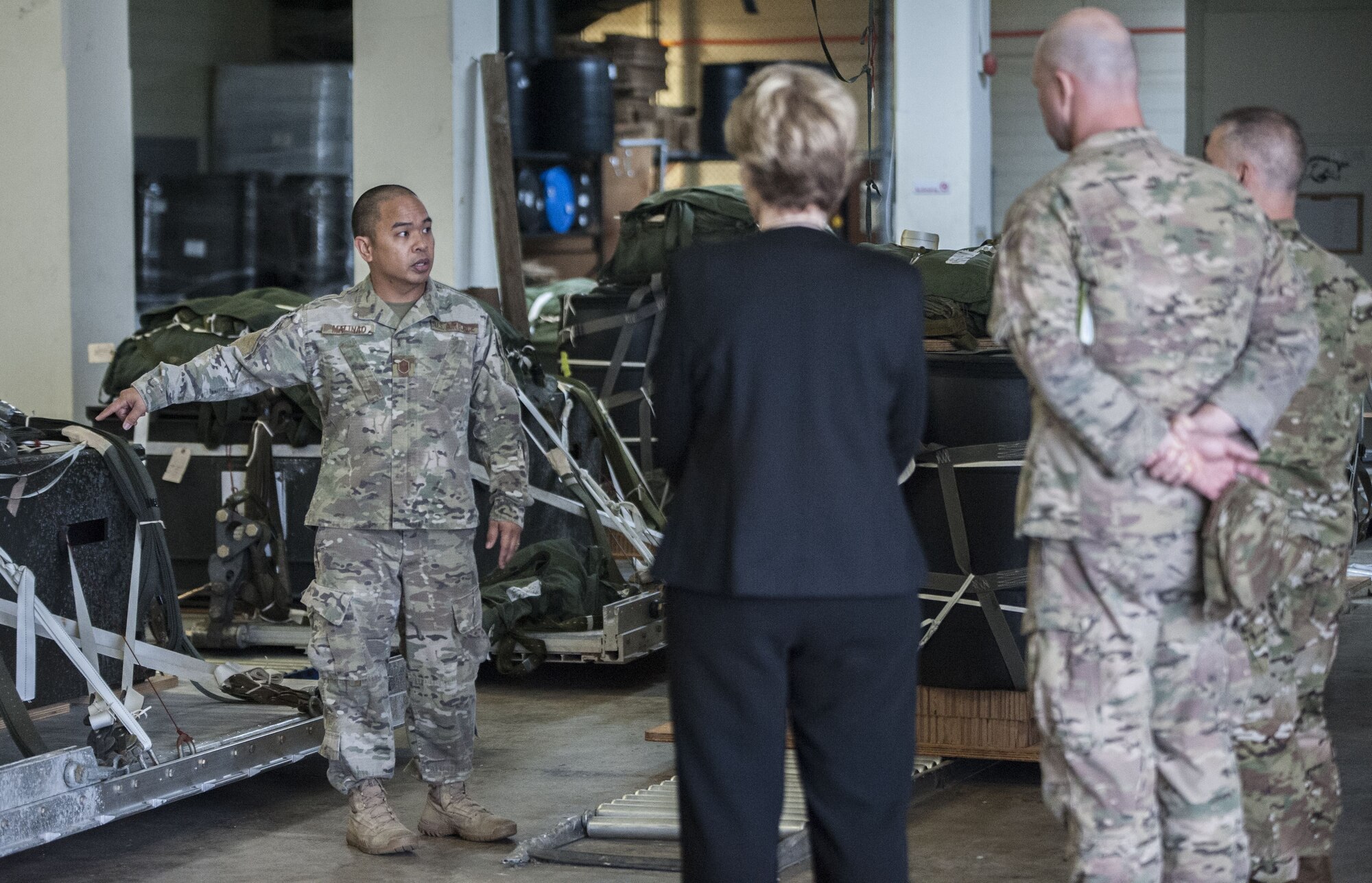 AFSOC staff visits the 353rd SOG