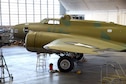 DAYTON, Ohio (12/27/2017) -- A view of the Boeing B-17F Memphis Belle™ in the museum's restoration hangar. Plans call for the aircraft to be placed on permanent public display in the WWII Gallery here at the National Museum of the U.S. Air Force on May 17, 2018. (U.S. Air Force photo by Ken LaRock)