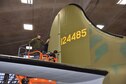 DAYTON, Ohio (12/28/2017) -- National Museum of the U.S. Air Force restoration crews install the flight control surfaces on the Boeing B-17F Memphis Belle™. Plans call for the aircraft to be placed on permanent public display in the WWII Gallery here at the National Museum of the U.S. Air Force on May 17, 2018. (U.S. Air Force photo by Ken LaRock)