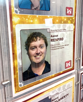 Aaron Renfro, a Huntsville Center employee who serves as the construction lead at the Blue Grass Chemical Agent-Destruction Pilot Plant in Richmond, Kentucky, recently earned his Certified Construction Manager designation.
