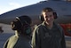 Airmen from the 57th Maintenance Group congratulate each other after finishing the quarterly load crew competition at Nellis Air Force Base, Nev., Jan. 5, 2018. The competition measures each weapon loader’s ability to inspect, load and secure bombs and missiles to an aircraft in a safe and timely manner. (U.S. Air Force photo by Airman 1st Class Andrew D. Sarver/Released)