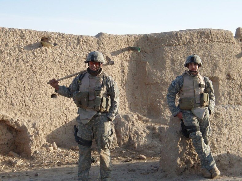 After 10 long years, Tech. Sgt. Douglas Smits, 90th Civil Engineering Squadron explosive ordnance disposal team leader, received a Purple Heart medal during a ceremony at F.E. Warren Air Force Base, Wyo., Jan. 5, 2018.