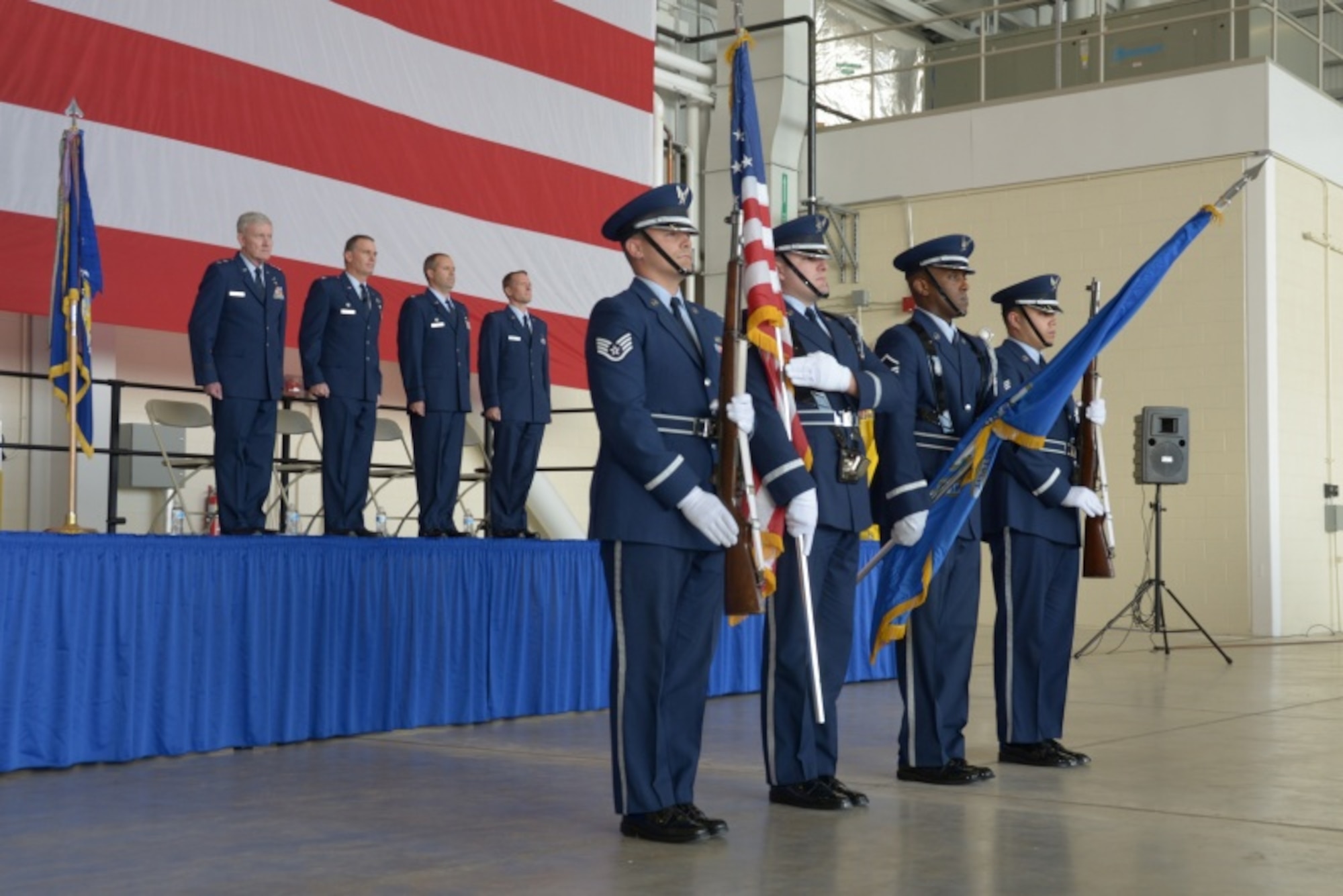 Col. Frank Detorie relinquished command and Col. Stephen R. Gwinn assumed command of the 103rd Airlift Wing Nov. 4, 2017.