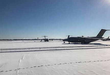 Winter Storm hits Joint Base Charleston