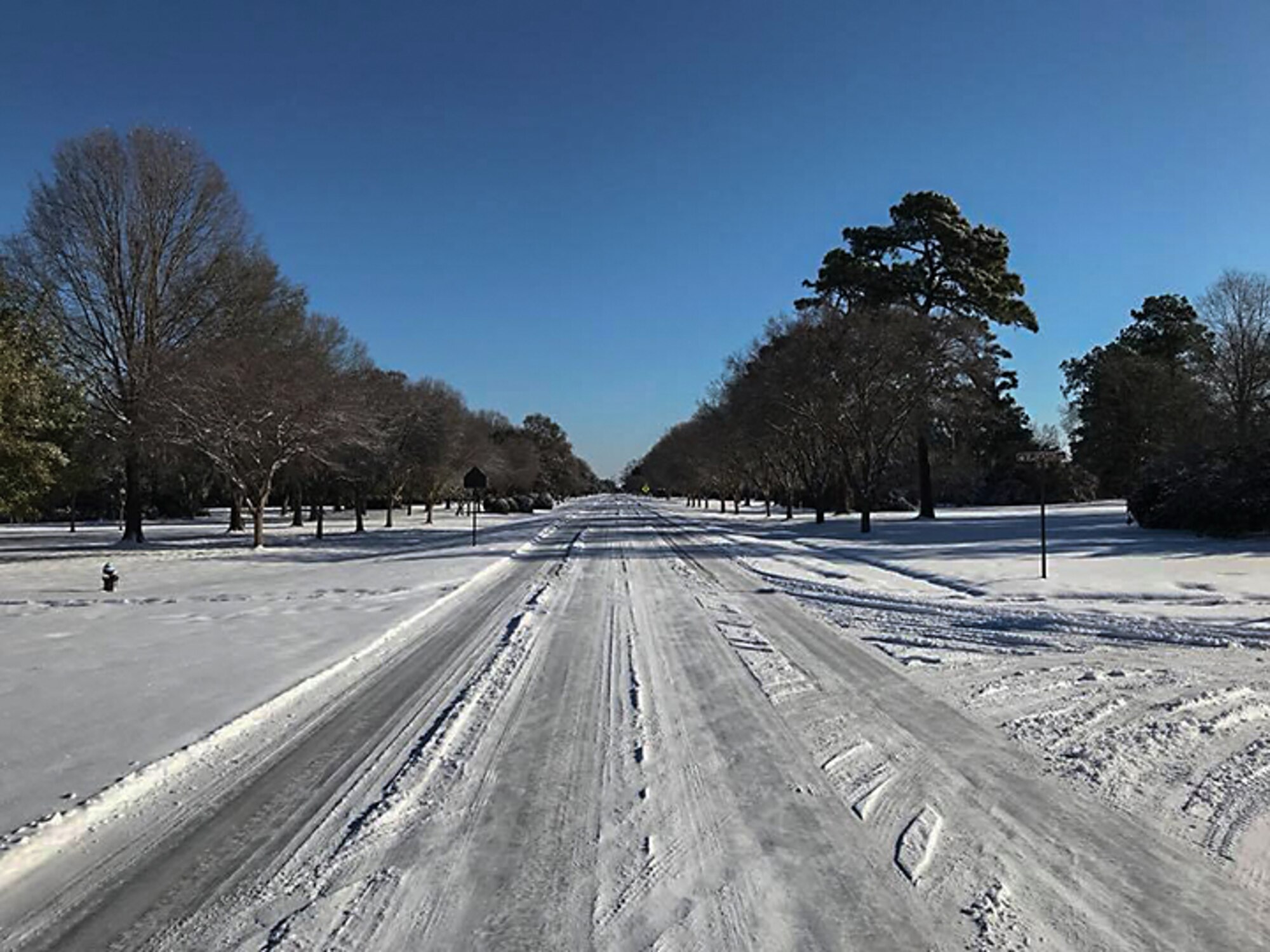 Winter Storm hits Joint Base Charleston