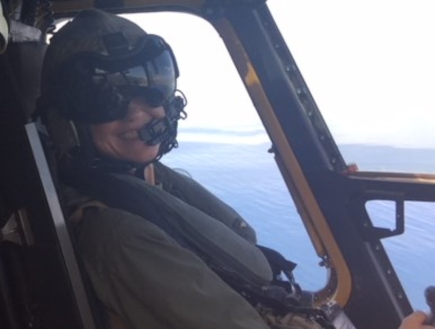 Lt. Col. Brietta Larmon, assistant chief of staff for the G-1, 4th Marine Aircraft Wing, and a CH-53E Super Stallion helicopter pilot, flies a CH-53E during her deployment with Special Purpose Marine Air-Ground Task Force – Southern Command in 2016. Larmon, began her Marine Corps career in 1999 on the active duty side, and later transferred to the Reserves in 2006. Her current billet is an active-reserve position and she hopes to have many more years working side-by-side with her fellow Marines.