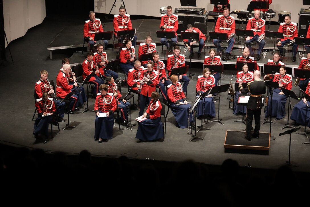 On Jan. 7, 2018, the Marine Band presented the annual Sousa Season Opener at George Mason Center for the Arts Concert Hall in Fairfax, Va