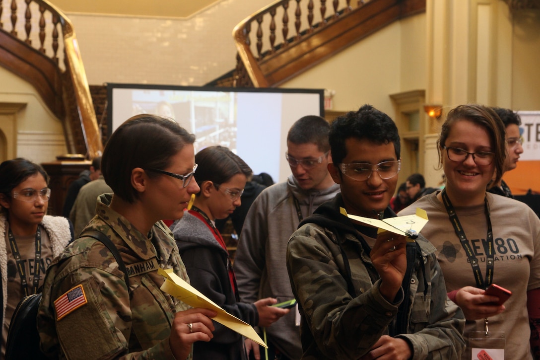 Army showcases STEM for local high school students