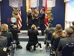 Mattis Welcomes Esper as Army Secretary During Ceremonial Swearing-In