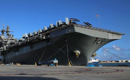 USS America, 15th Marine Expeditionary Unit Visit Guam on Deployment