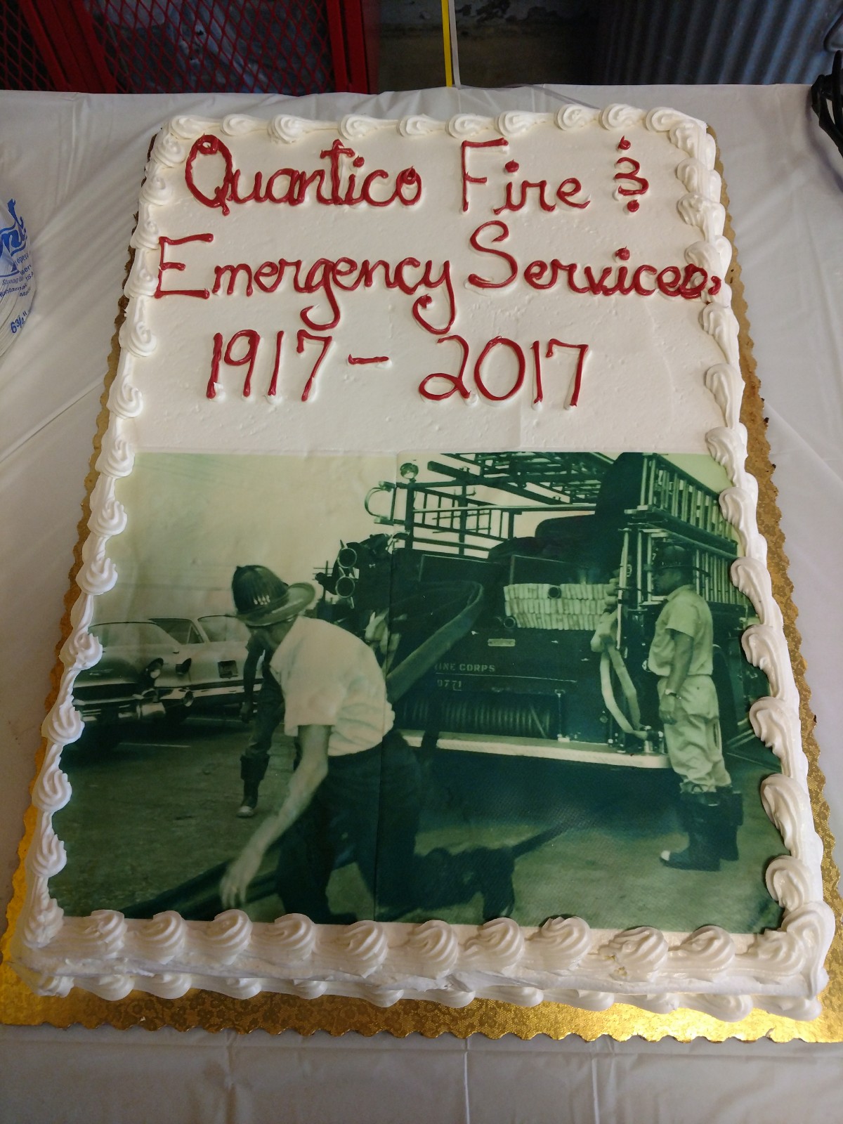 Quantico Fire Department Celebrating there 100 years of support to Marine Corps Base Quantico. September 8, 2017.
