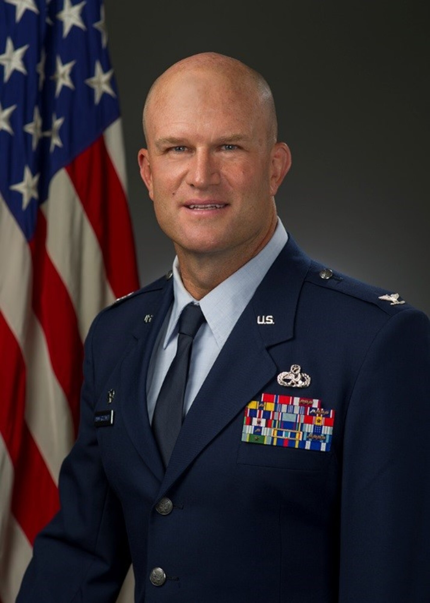 Col. David Hammerschmidt, MXG commander, official photo