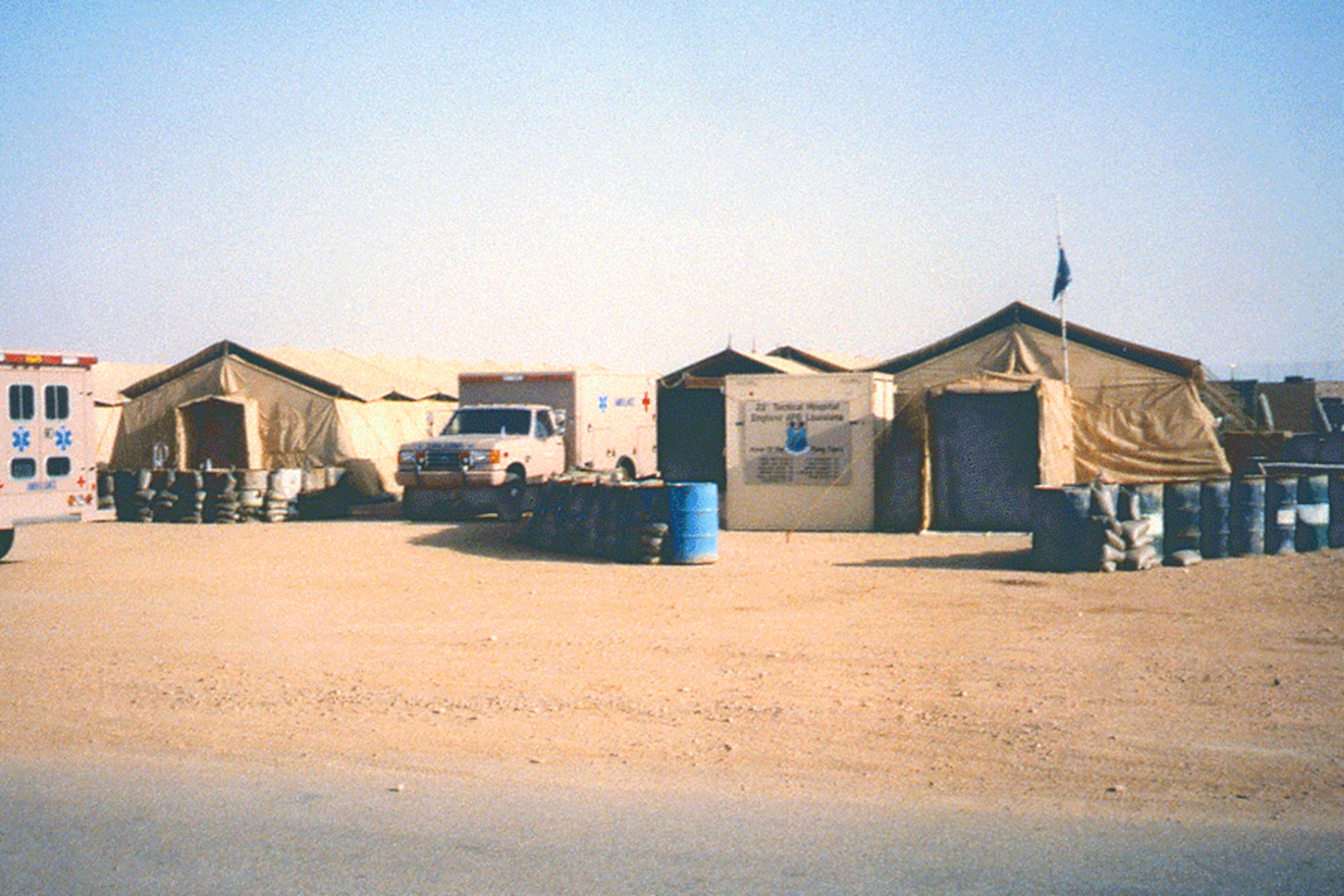 23d Tactical Hospital out of England AFB, Louisiana during Operation Desert Storm.