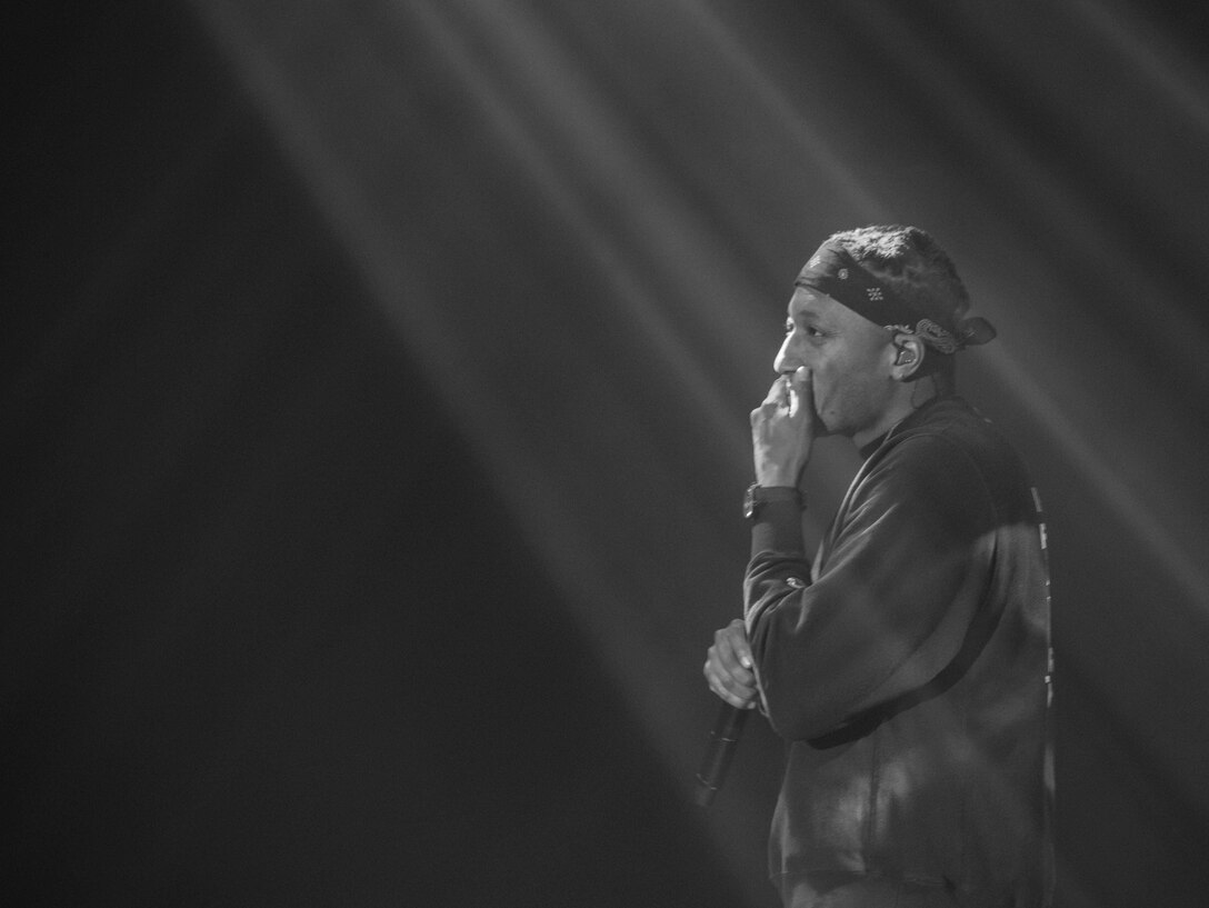 Lecrae’s performance at MCAS Iwakuni was the first of seven stops in his Armed Forces Entertainment tour. Armed Forces Entertainment’s mission is to boost the morale and welfare of overseas service members by providing entertainment through concerts and performances.