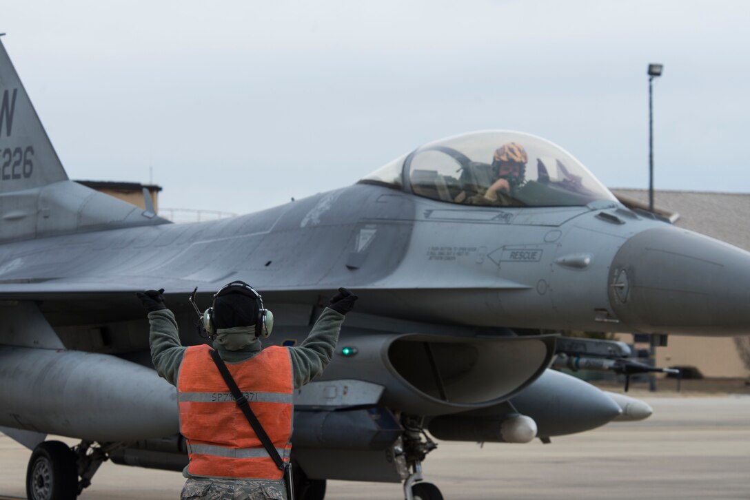 Tactical aircraft maintainers are responsible for fueling Shaw F-16CM Fighting Falcons, including during hot pits, a technique that maximizes the number of sorties a squadron can perform in a duty day.
