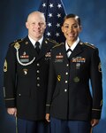2018 U.S. Army Military Ambassadors: Sgt. 1st Class Nicholas J. Weaver and Staff Sgt. Latrise N. Flanigan.
