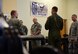 Gen. Mike Holmes, commander of Air Combat Command, tours the Predator Fitness Center during his visit to Creech Air Force Base, Nev., Jan. 6, 2018. Col. Paul Murray, 99th Air Base Wing commander and Col. Julian Cheater, 432nd Wing/432nd Air Expeditionary Wing commander, discussed the unique aspects of ensuring Team Creech is fit for duty. (U.S. Air Force photo/Senior Airman Christian Clausen)