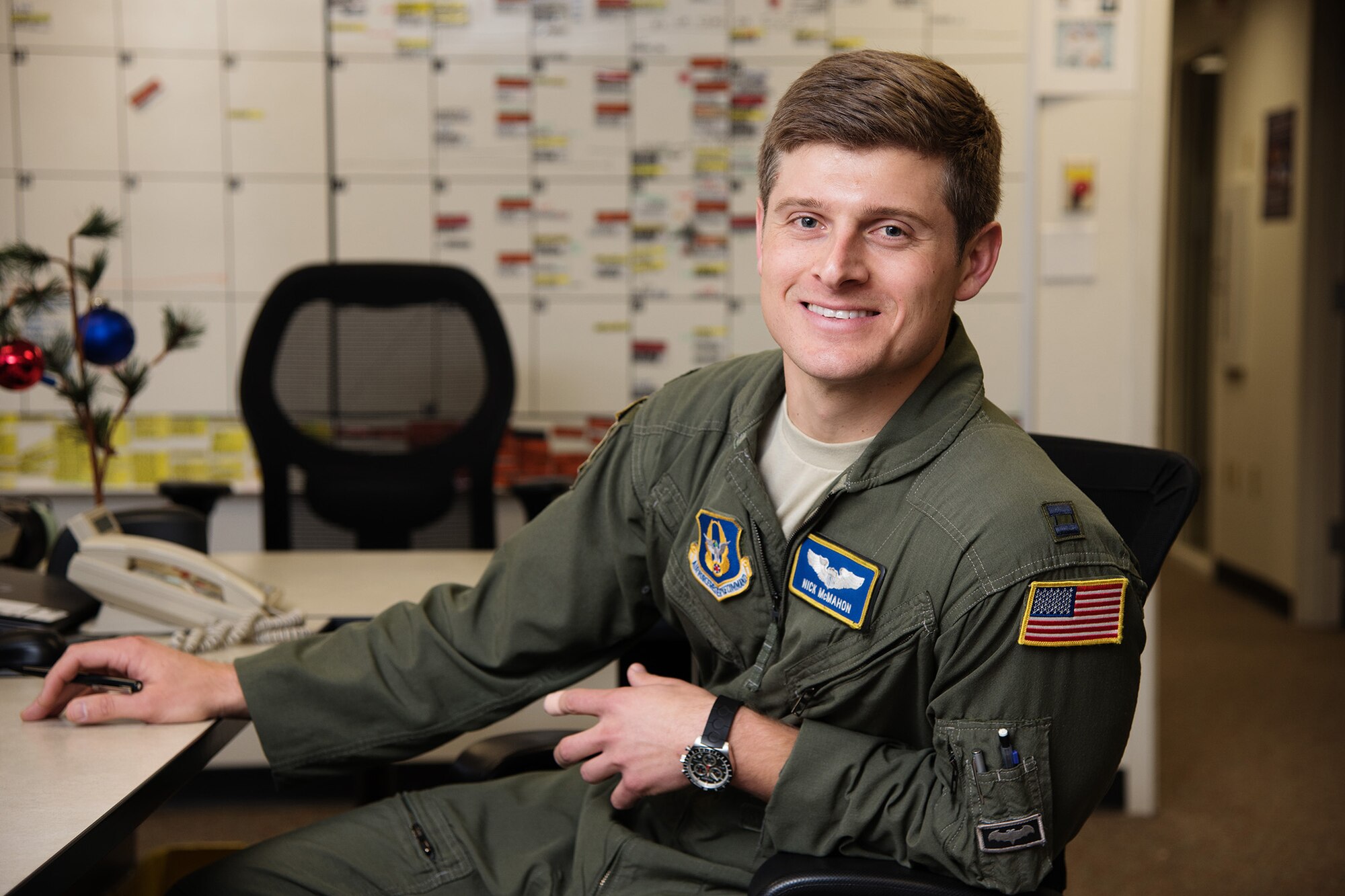 Capt. Nick McMahon, 301st Airlift Squadron C-17 pilot: "In 2017 it was exciting to start on a path toward becoming an air reserve technician, which offers endless opportunities. In 2018, I'm looking forward to deploying and helping in any way I can."