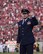 U.S. Air Force Brig. Gen. John Nichols, the 509th Bomb Wing commander, waves to a stadium full of Georgia Bulldogs and Oklahoma Sooners fans after the first quarter of the 104th Rose Bowl in Pasadena, Calif., Jan. 1, 2018. Nichols represented Whiteman Air Force Base along with the B-2 Spirit flyover for the New Year’s event. (U.S. Air Force photo by Staff Sgt. Danielle Quilla)