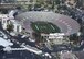 The Rose Bowl stadium from a Pasadena Police helicopter in Pasadena, Calif., Dec. 31, 2017. The Rose Bowl College Football Semifinal is known as the “Granddaddy of Them All” because it is the oldest bowl game. (U.S. Air Force photo by Staff Sgt. Danielle Quilla)