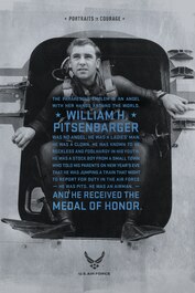 Portraits in Courage: William H. Pitsenbarger. He was Pits, he was an Airman and he received the Medal of Honor.