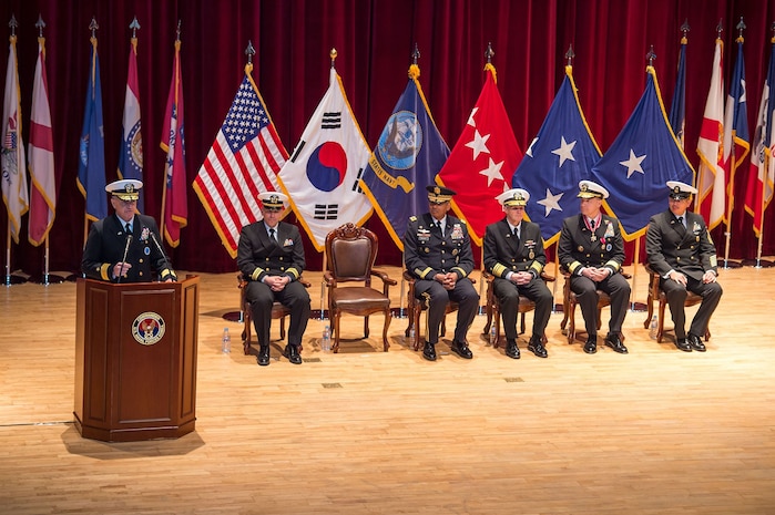 US Naval Forces Korea Conducts Change of Command