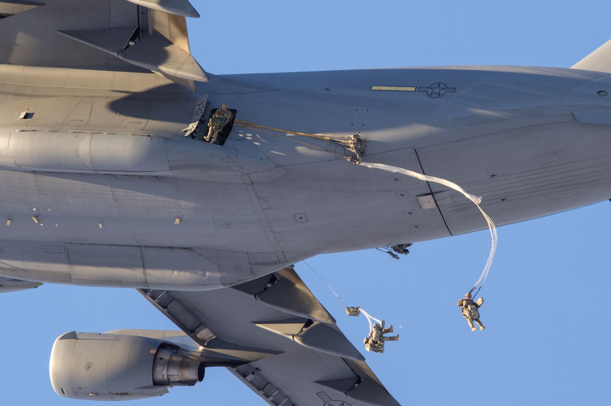 Spartan paratroopers go airborne over JBER