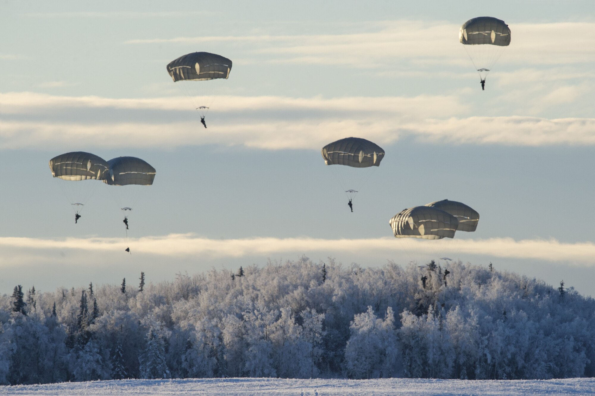 Spartan paratroopers go airborne over JBER