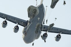 Spartan paratroopers go airborne over JBER