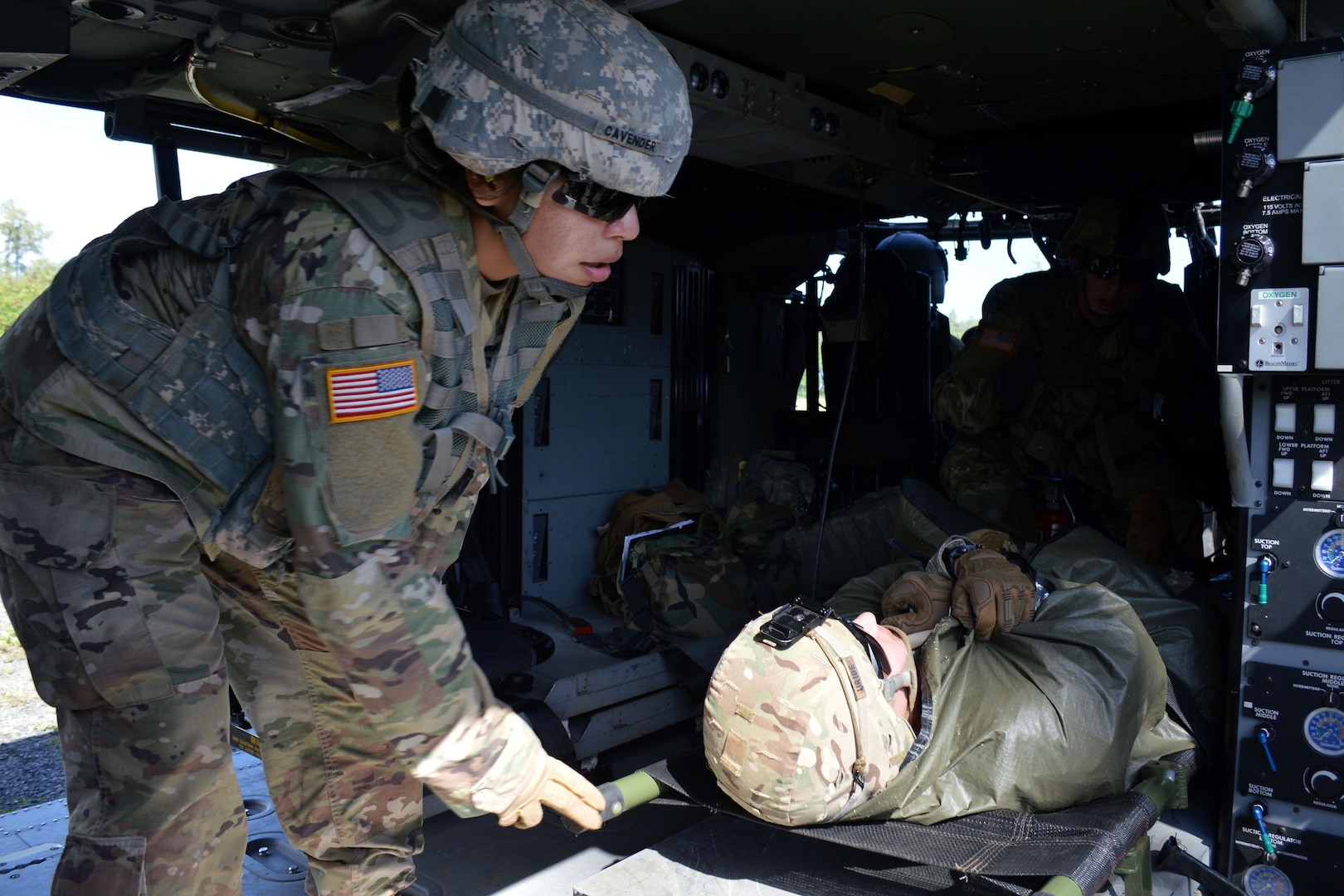Combat Medics Train on Black Hawk