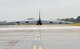 A B-52 Stratofortress, supporting a strategic bomber deployment in Europe, was diverted to RAF Mildenhall due to inclement weather Jan. 9, 2018, while en route to RAF Fairford, England. The 100th Air Refueling Wing had Airmen standing by and infrastructure available to receive the bomber aircraft until it was able to continue to its final destination. The strategic bomber is one of four B-52s from the 5th Bomb Wing, Minot Air Force Base, North Dakota, conducting theater integration and training in the United Kingdom. (U.S. Air Force photo by Karen Abeyasekere)