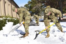 Winter Storm Grayson dropped close to 10 inches of snow on Joint Base Langley-Eustis, Va., Jan. 3-4, 2018.