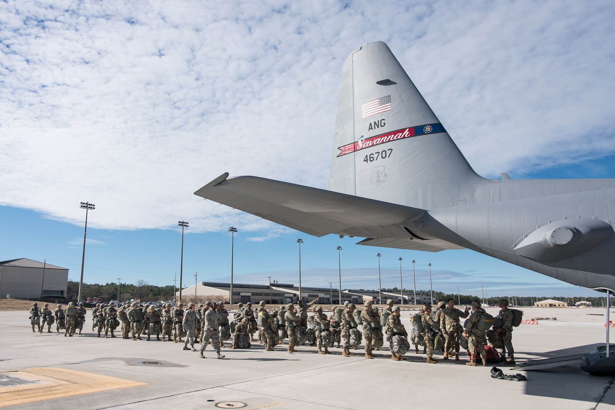 Georgia Air Guard supports airdrop training at Pope