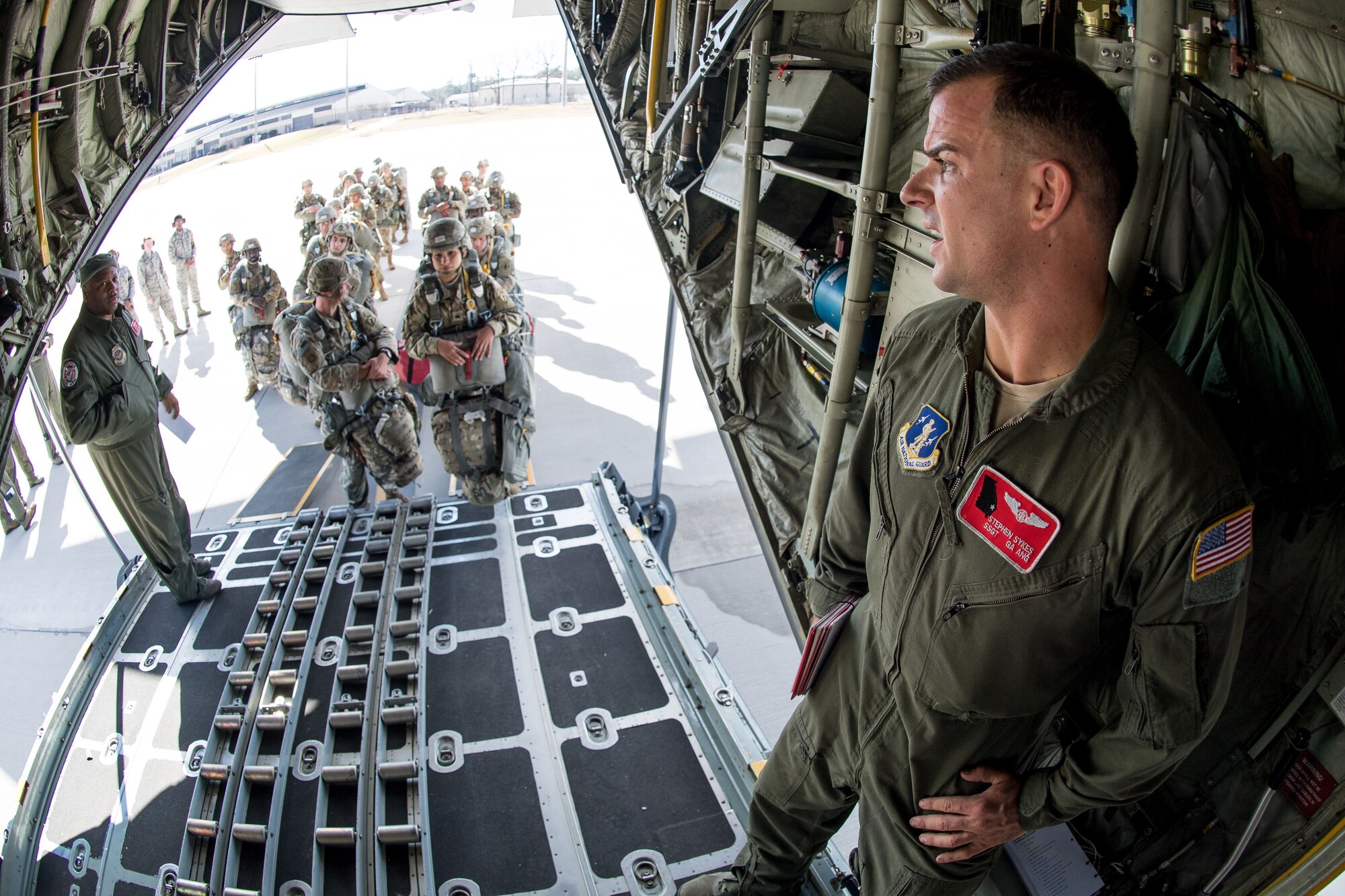 Georgia Air Guard supports airdrop training at Pope