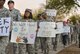 Airmen assigned to the 56th Fighter Wing carry posters during a Martin Luther King Jr. Day remembrance march at Luke Air Force Base, Arizona, Jan. 12, 2018. The march was a re-enactment of three protest marches which took place during the Civil Rights Movement in Selma, Alabama, 1965. (U.S. Air Force photo/Airman 1st Class Caleb Worpel)
