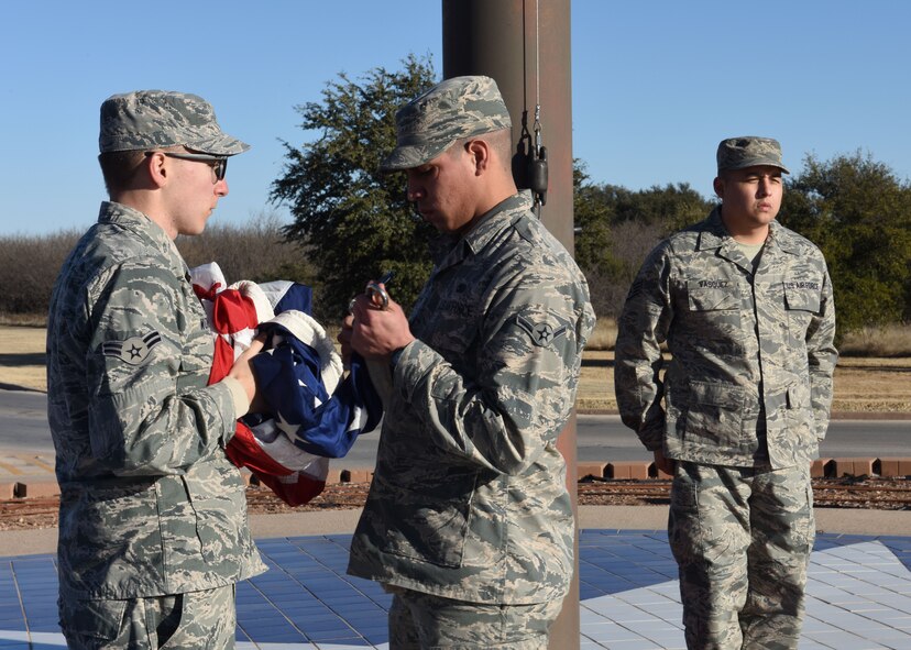 Dyess holds wing retreat ceremony