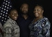 Airman 1st Class Paris Mayo, 380th Expeditionary Communications Squadron, client support technician, and her grandparents [Kelly and Areon Robinson] pose for a family portrait at Al Dhafra Air Base, United Arab Emirates Jan. 9, 2018. The Mayo and Robertson family have spent more than 50 years serving overseas. (U.S. Air National Guard photo illustration by Staff Sgt. Colton Elliott) (this image was created using blurring and cloning techniques)